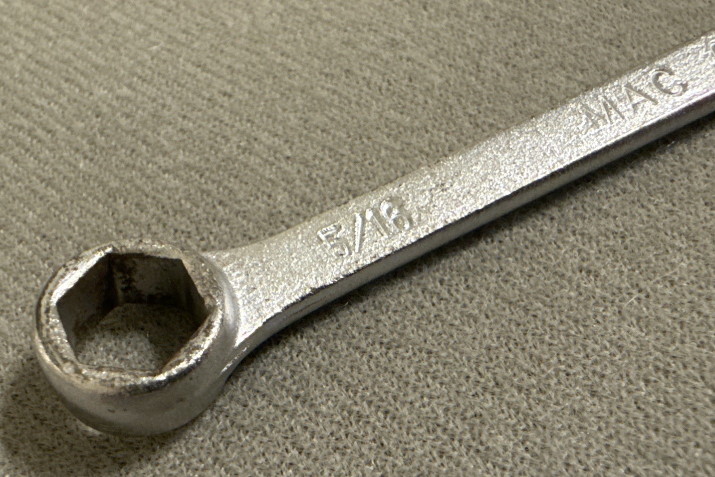 MAC Tools Chrome 5/16 Inch 6 Point Combination Wrench CH 10 USA