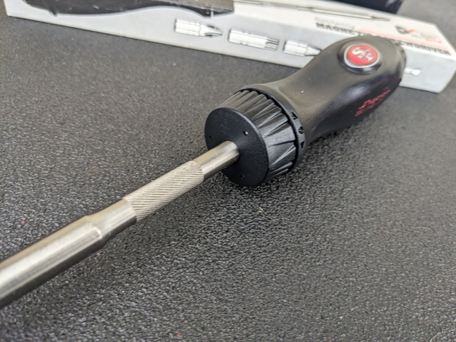 #bp270 Snap-On Tools SSDMR4B Ratcheting Screwdriver 🏈 NFL Collectors SF 49ers
