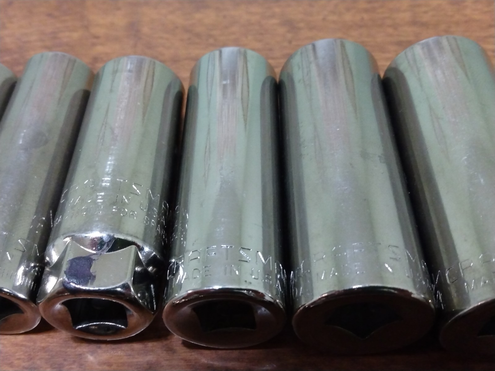 Craftsman Lot of 15 Sockets Marked «G» Various Sizes