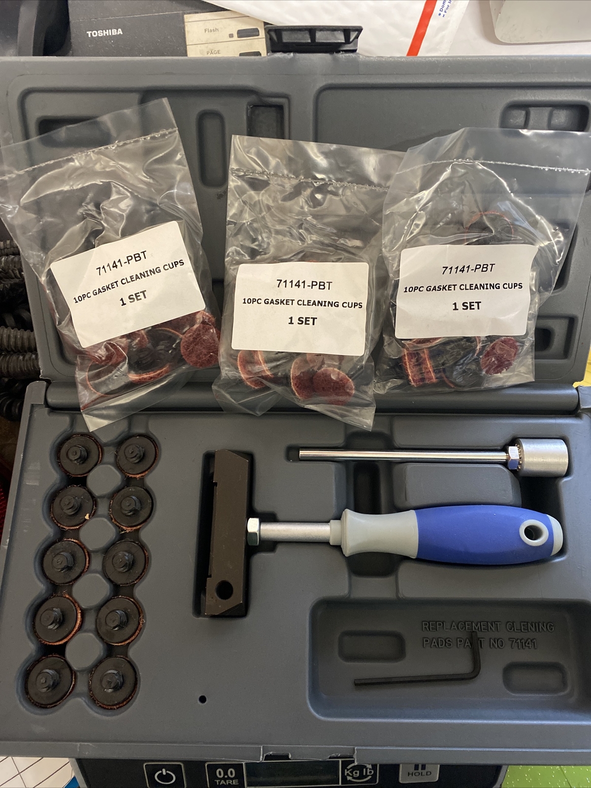 PBT Tools from Down Under,Gasket Separator&Cleaning Kit W/3 pks cups,Part#71140