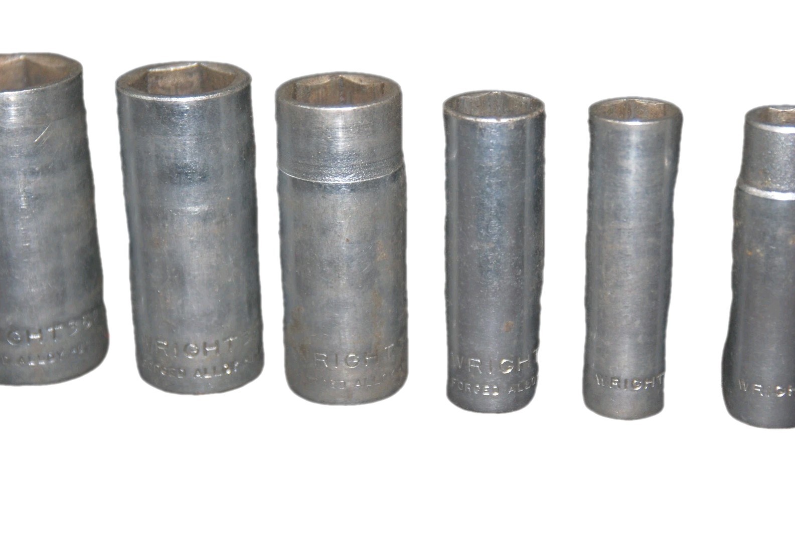 Wright Tool USA 7-Piece Set 3/8″ Drive SAE Deep Socket Set 3/8″–13/16″