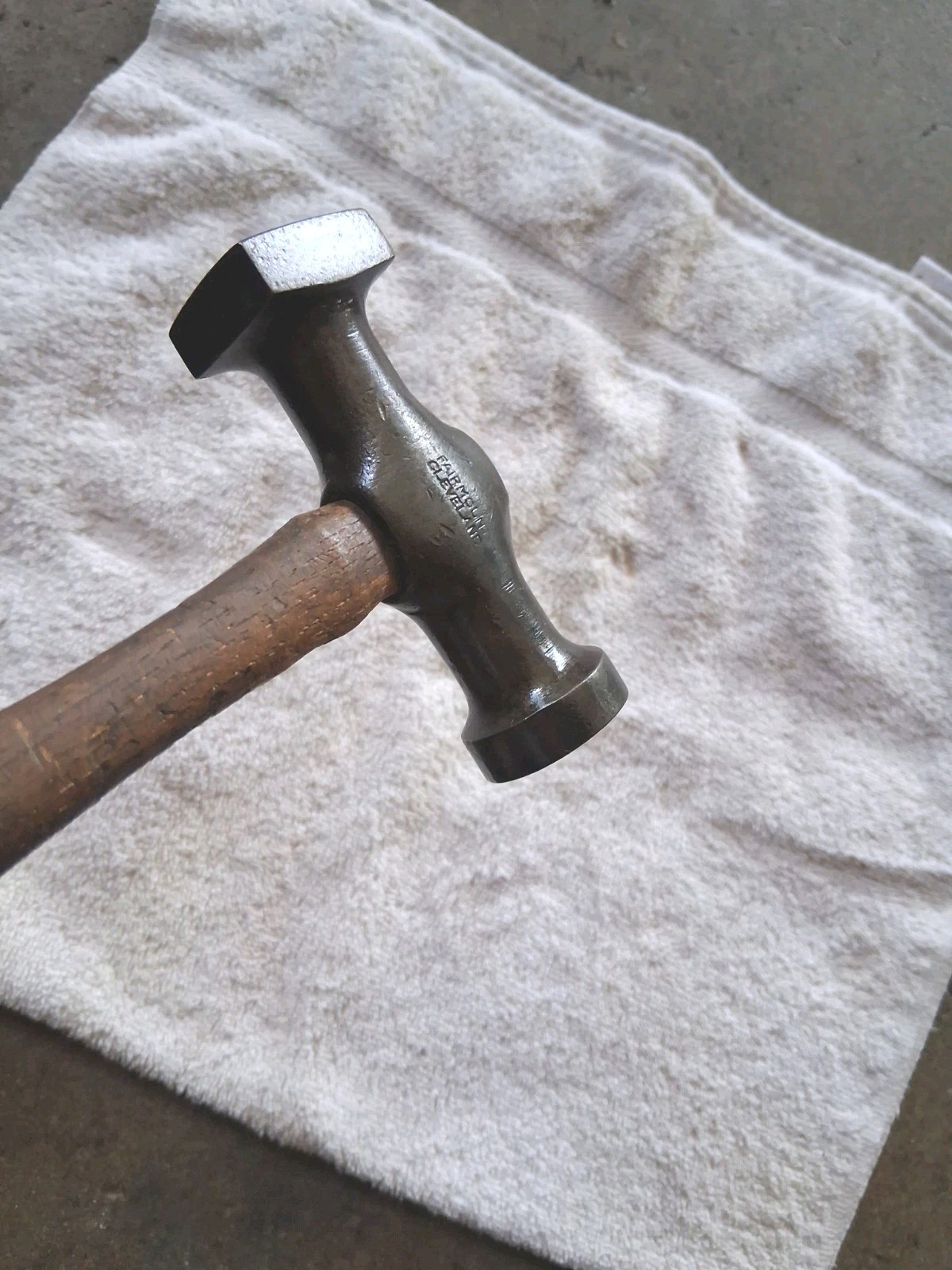 VTG Fairmount Cleveland Drop Forged 160-G Auto Body Hammer Original Handle USA