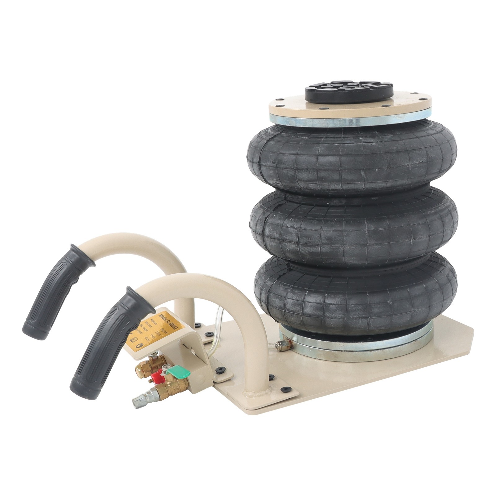 3 Ton/6600 lbs Pneumatic Jack New For Car SUV Lifting Triple Bag Air Jack