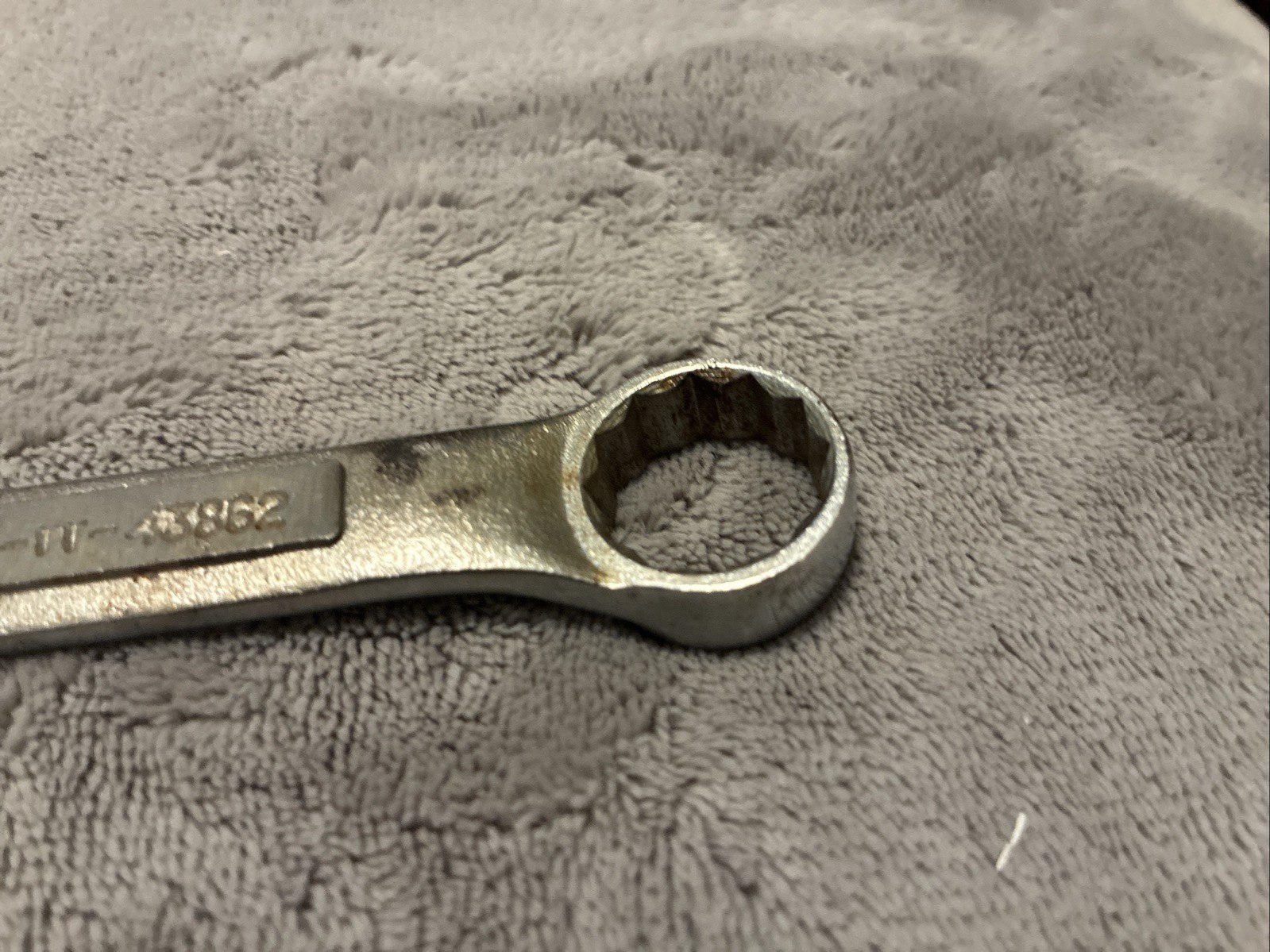 Craftsman 5/8″ x 3/4″ Double Box End Wrench Stubby -VV-43862 12-pt ~ Made in USA