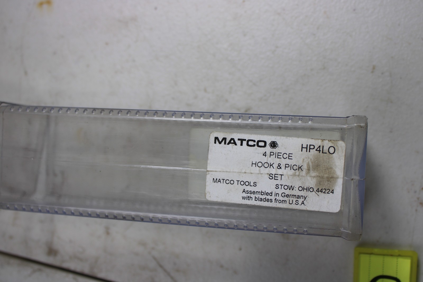 Matco Tools 4 Piece Long Hook and Pick Set orange HP4LRC