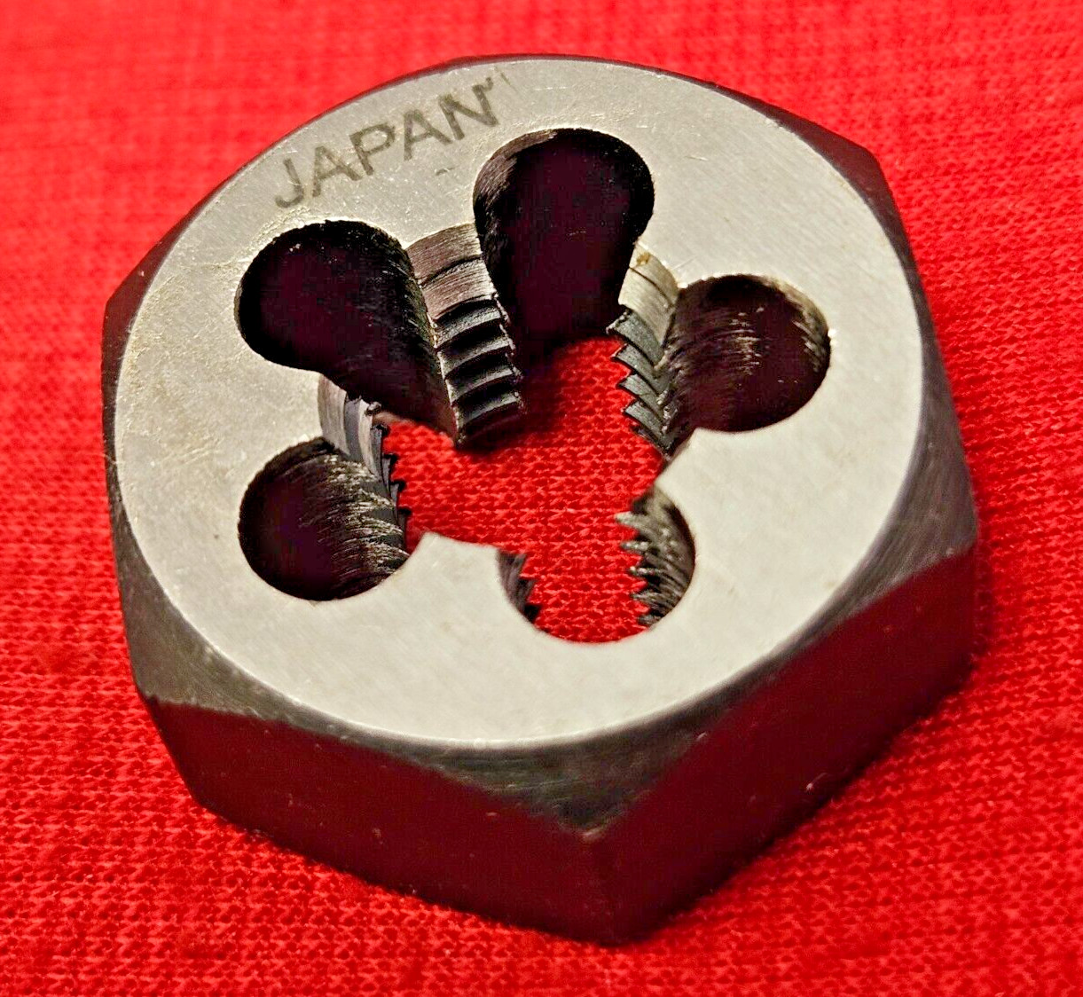 M12 X 1.75 12MM LEFT HAND X 1.06″ Hex Rethread Die Alfa MHD70765L CS LH Metric