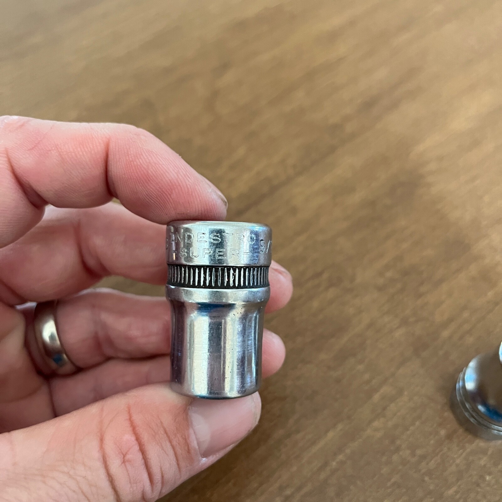 Indestro Super 9/16″ & 7/16” Shallow Chrome Socket 1/2″ Drive 1218 set of 3