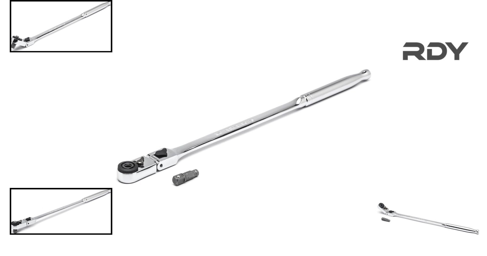 Efficient 12″ 1/4″ Drive 72 Tooth Quick Release Locking Flex Ratchet Tool