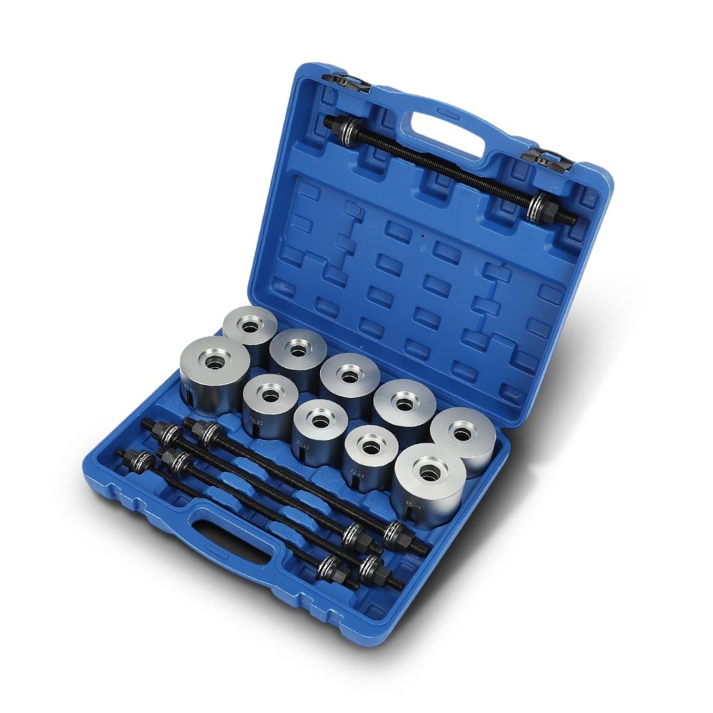 27PCS Universal Press & Pull Sleeve Kit Bush Bearing Removal Insertion Tool Set