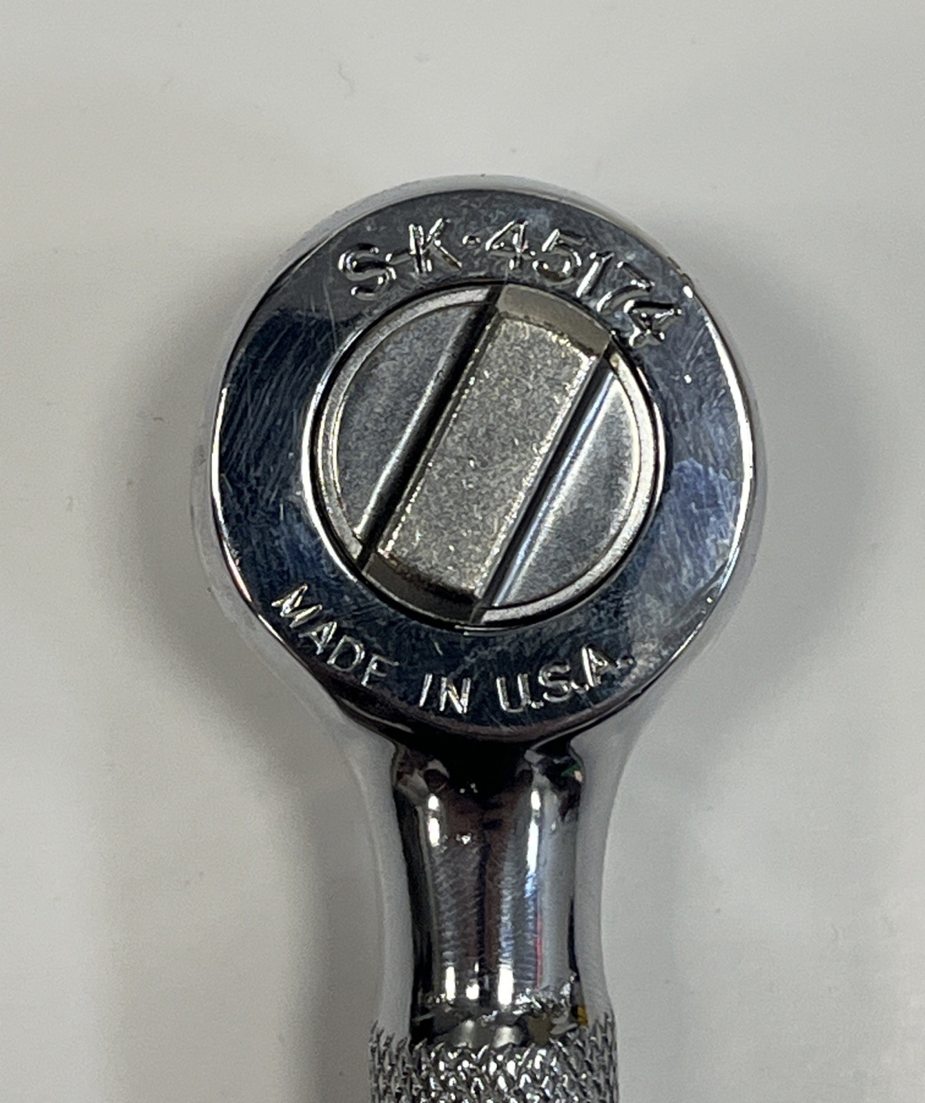 S-K Tools 45174 3/8″ Drive Stubby Ratchet Deep Knurling SK Mechanics Made In USA