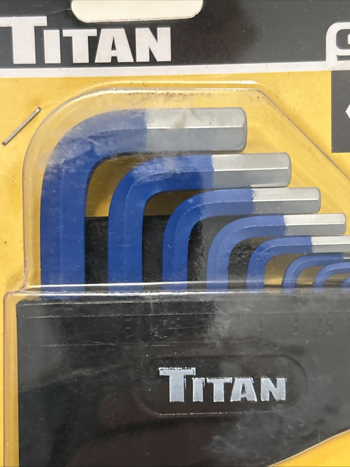 Titan Tools 12714 9 Pc. Extra Long Metric Ball End Hex Key Set