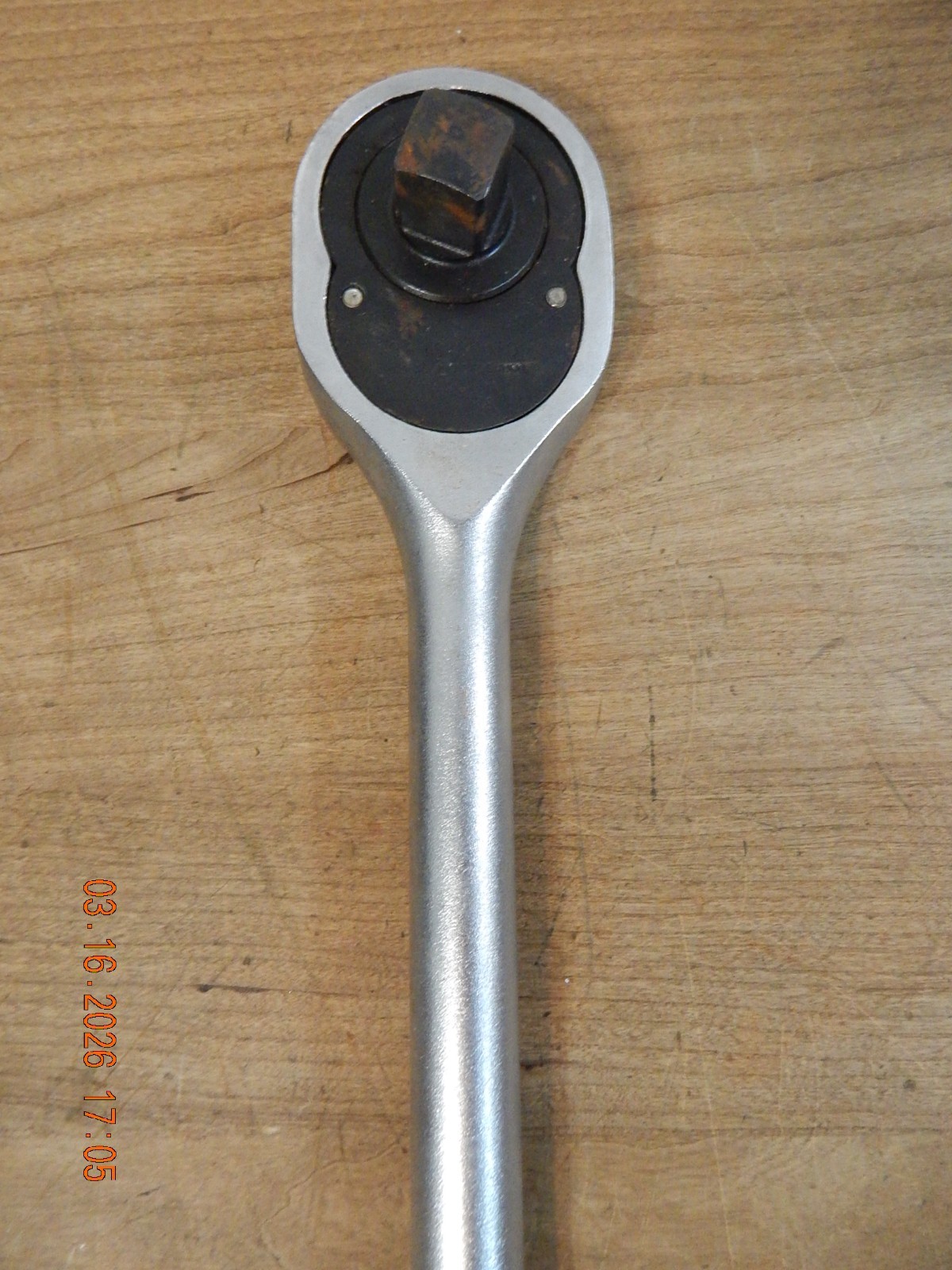 Vtg PROTO 3/4″dr Ratchet Used Straight Handle – pn 5649 -USA