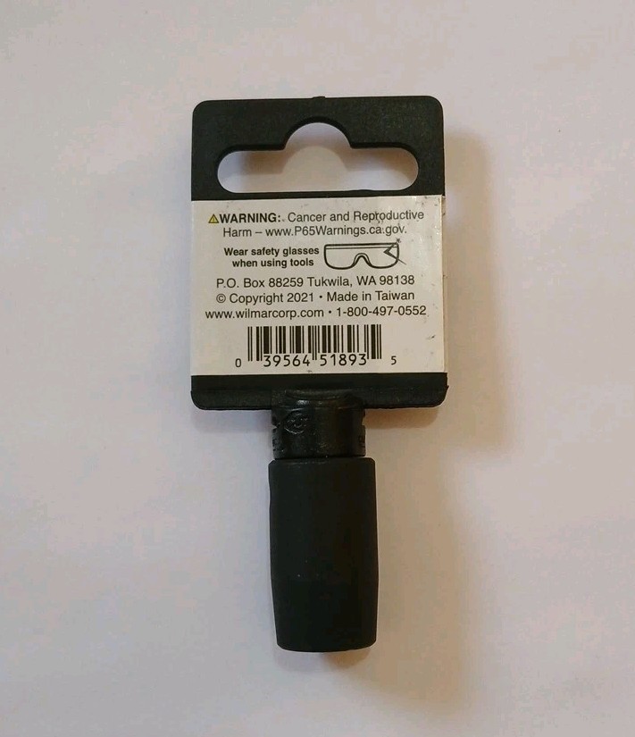 Performance Tool Socket M893 3/8 Inch Drive; 7/16 Inch; Standard; Impact Socket