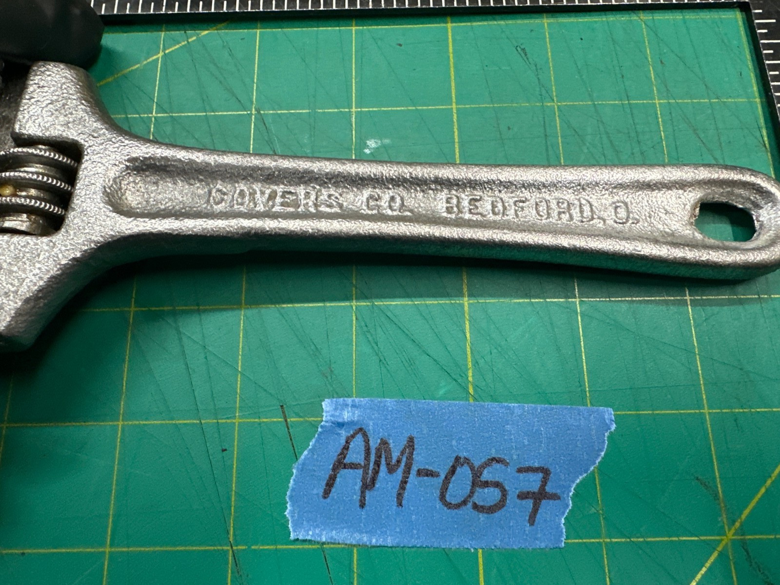 Vintage 10.5″ Ace Adjustable Slip & Lock Nut Wrench From Covers Co. Made In USA