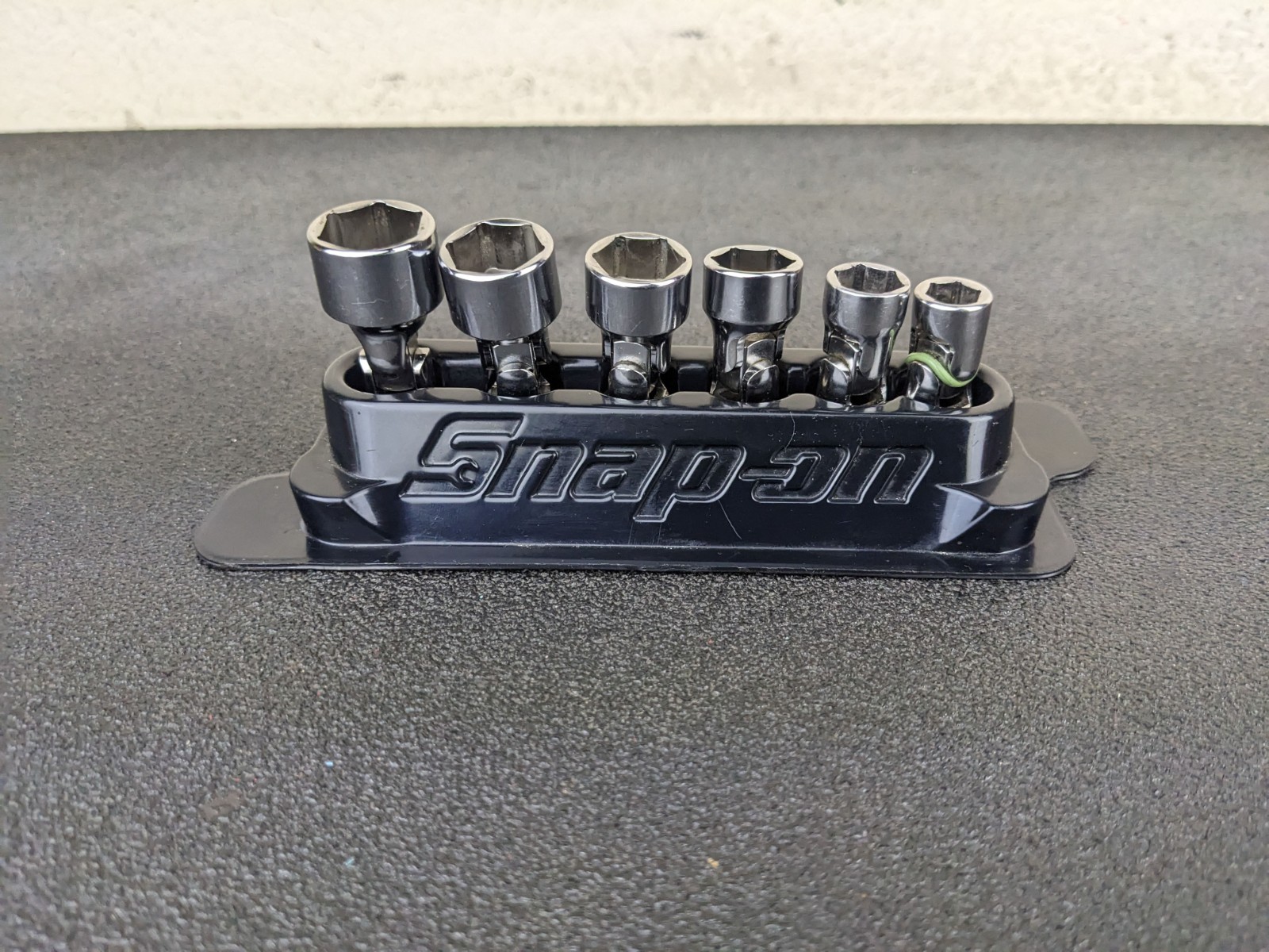 #bp289 Snap-On 106TMUSMA Metric 1/4″ Drive 6-point Universal Swivel Socket Set
