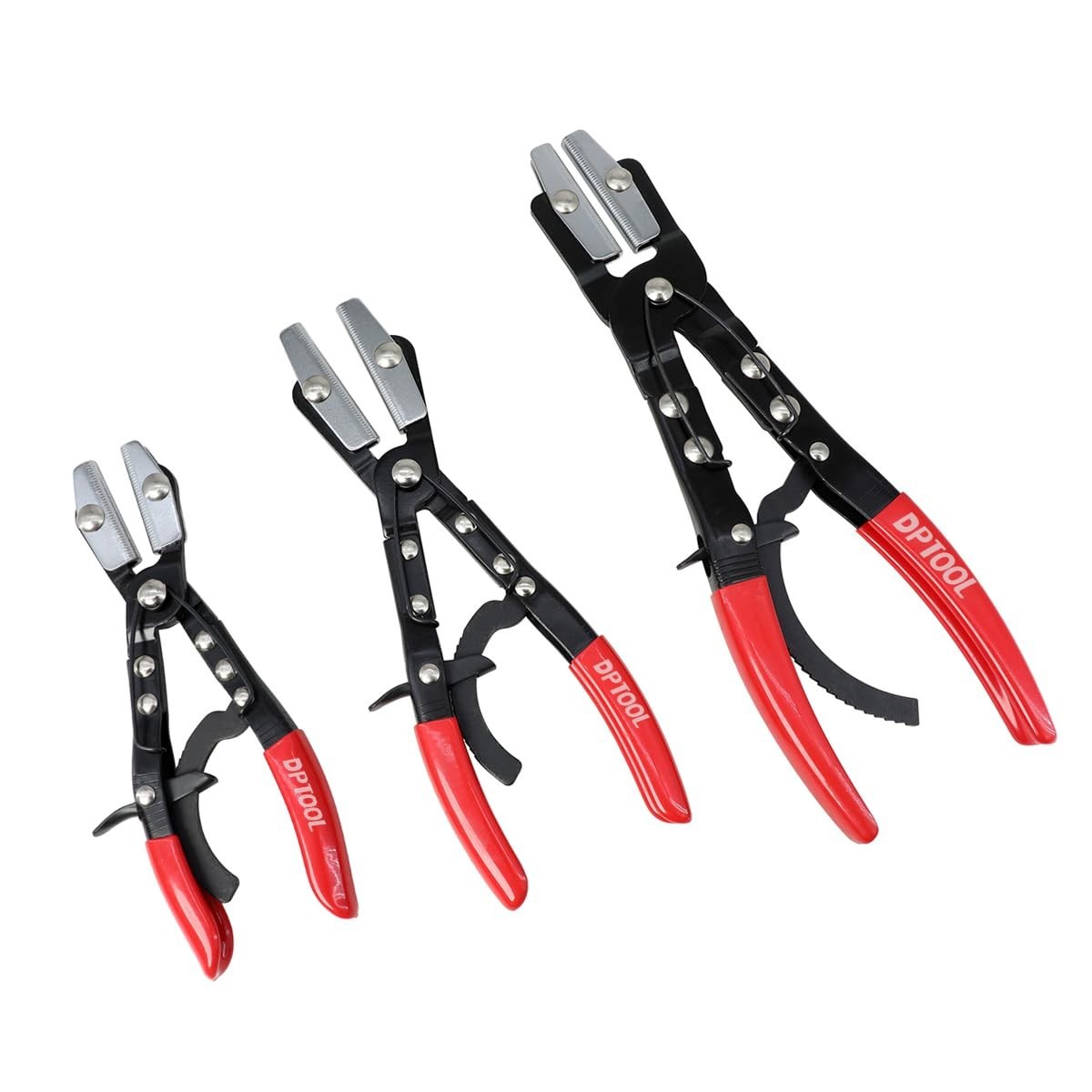 3pcs Hose Pinch Off Pliers Set – 8″ 10″ 12″ Locking Clamps for Automotive Lines