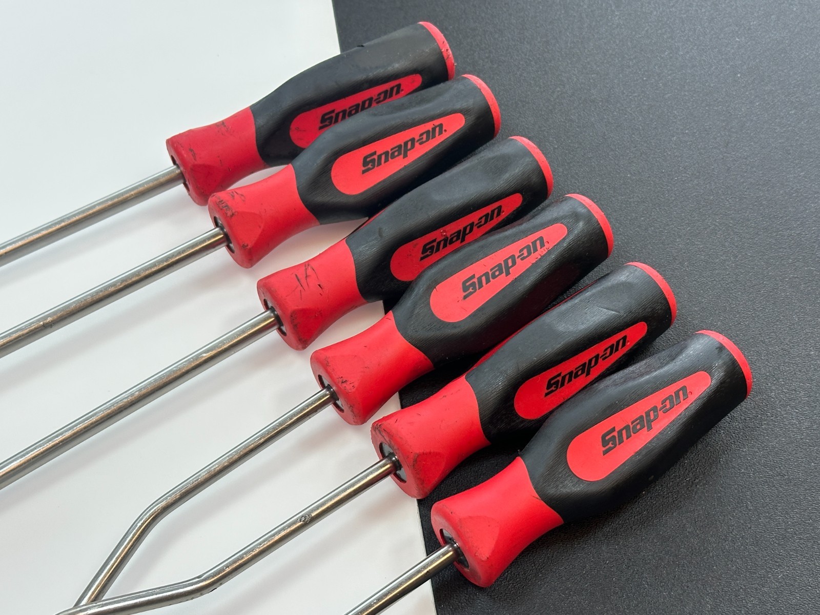 🇺🇸 Snap-on Tools USA RED Soft Soft Grip Radiator Hose Pick Set, 6pc SGRHT6BR