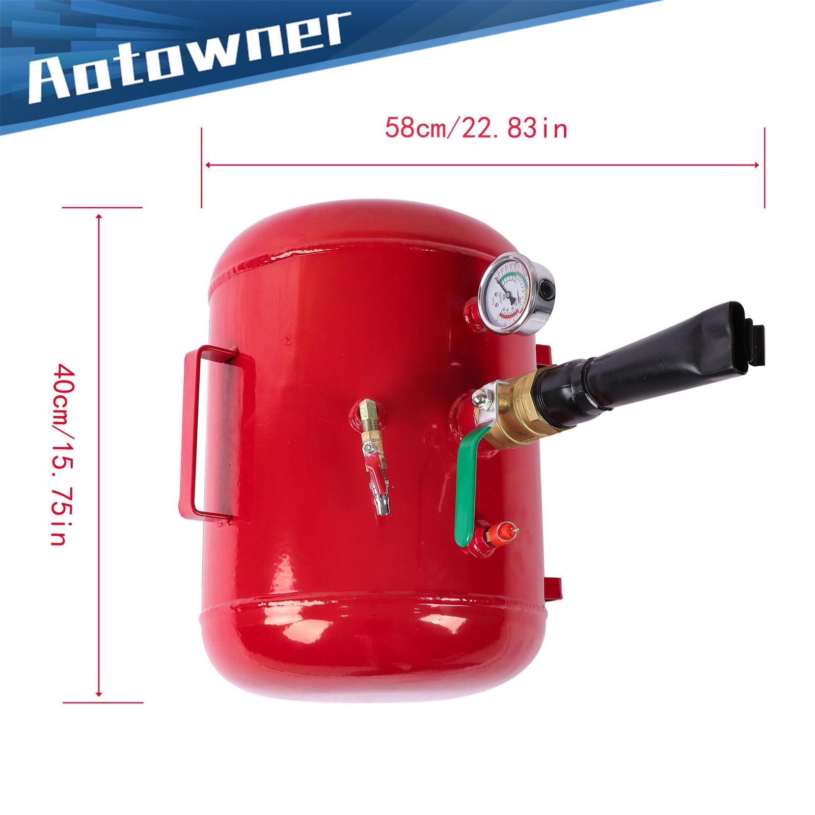 145PSI Air Tire Bead Seater Blaster Tool Seating Inflator Truck ATV 7.5 Gallon