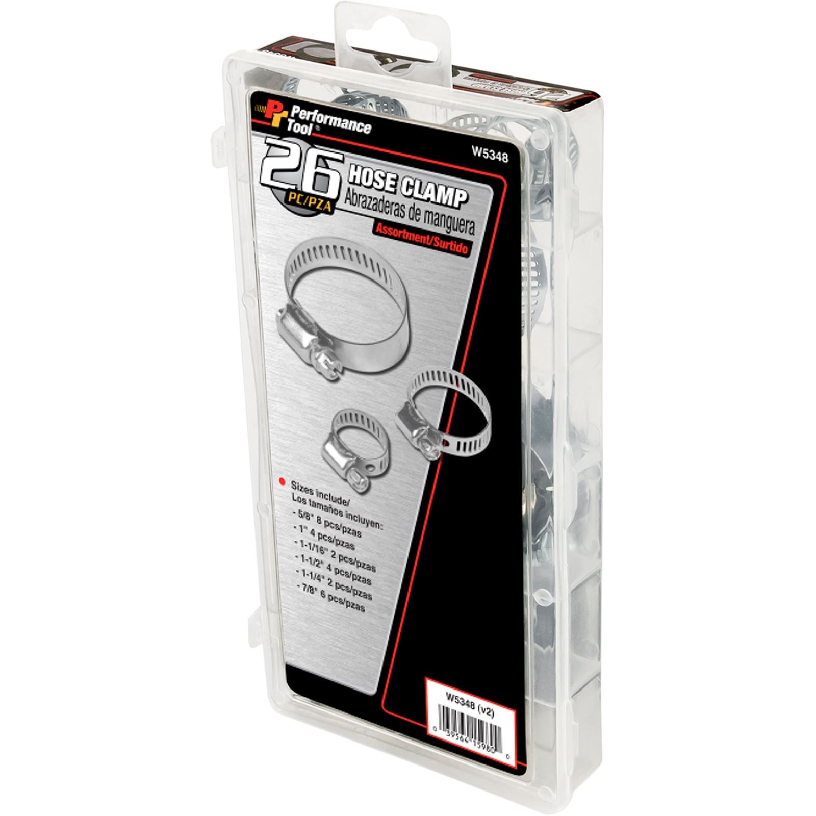 Performance Tool Hose Clamp Assortment 26-Piece W5348
