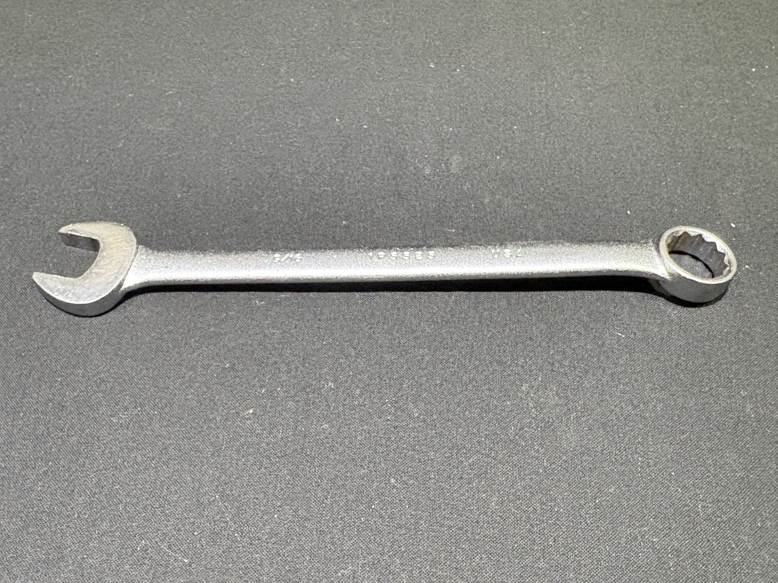 Vintage Caterpillar Tools 9/16 12Pt Combination Wrench 1P5525 Made in USA SAE