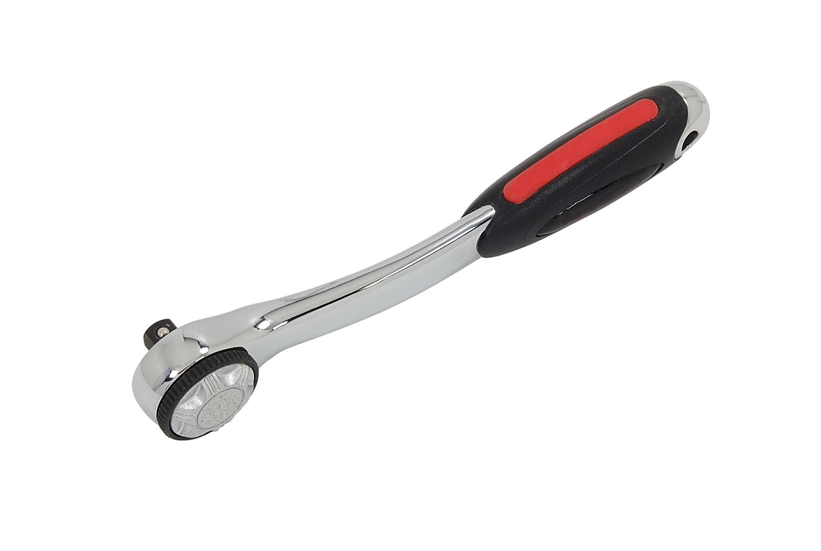 1/4″ Drive Socket Ratchet Handle, Curved Profile 72 Teeth Smooth Action