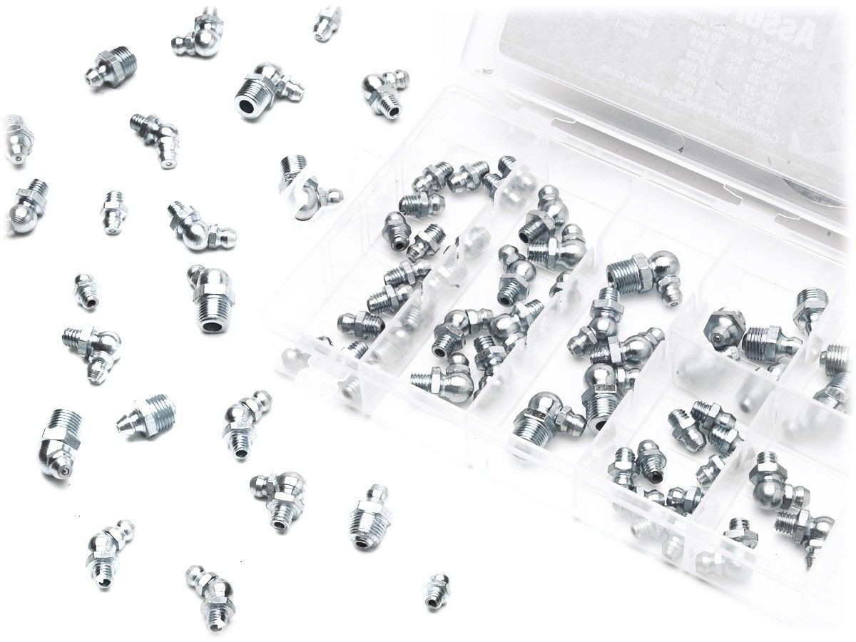 Performance Tool W5215 70 Piece Grease Fitting Asst.