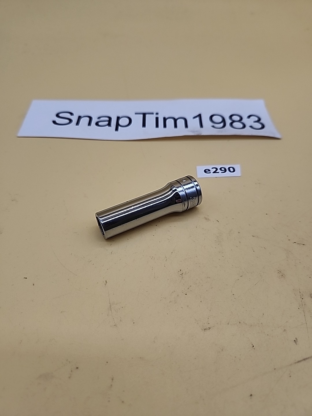 Snap-On Tools SFS121 3/8″ 3/8″ Drive 6 Point SAE Deep Socket USA