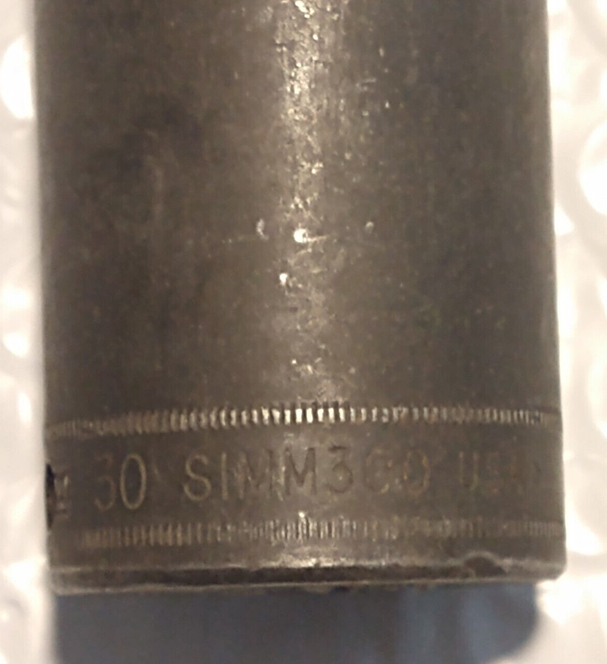 SNAP-ON SIMM300, 1/2″ DRIVE 30MM. IMPACT SOCKET, 3.2″ DEEP, 6 POINT.
