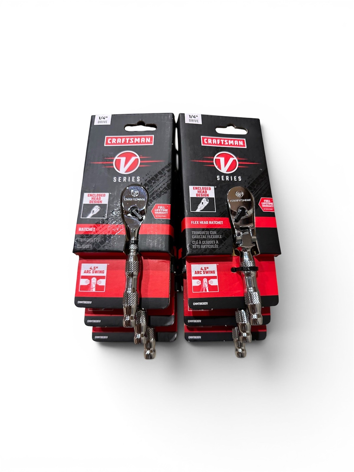 Craftsman V-Series CMMT86301V Stubby 1/4” Drive Ratchet New Fast Free Shipping