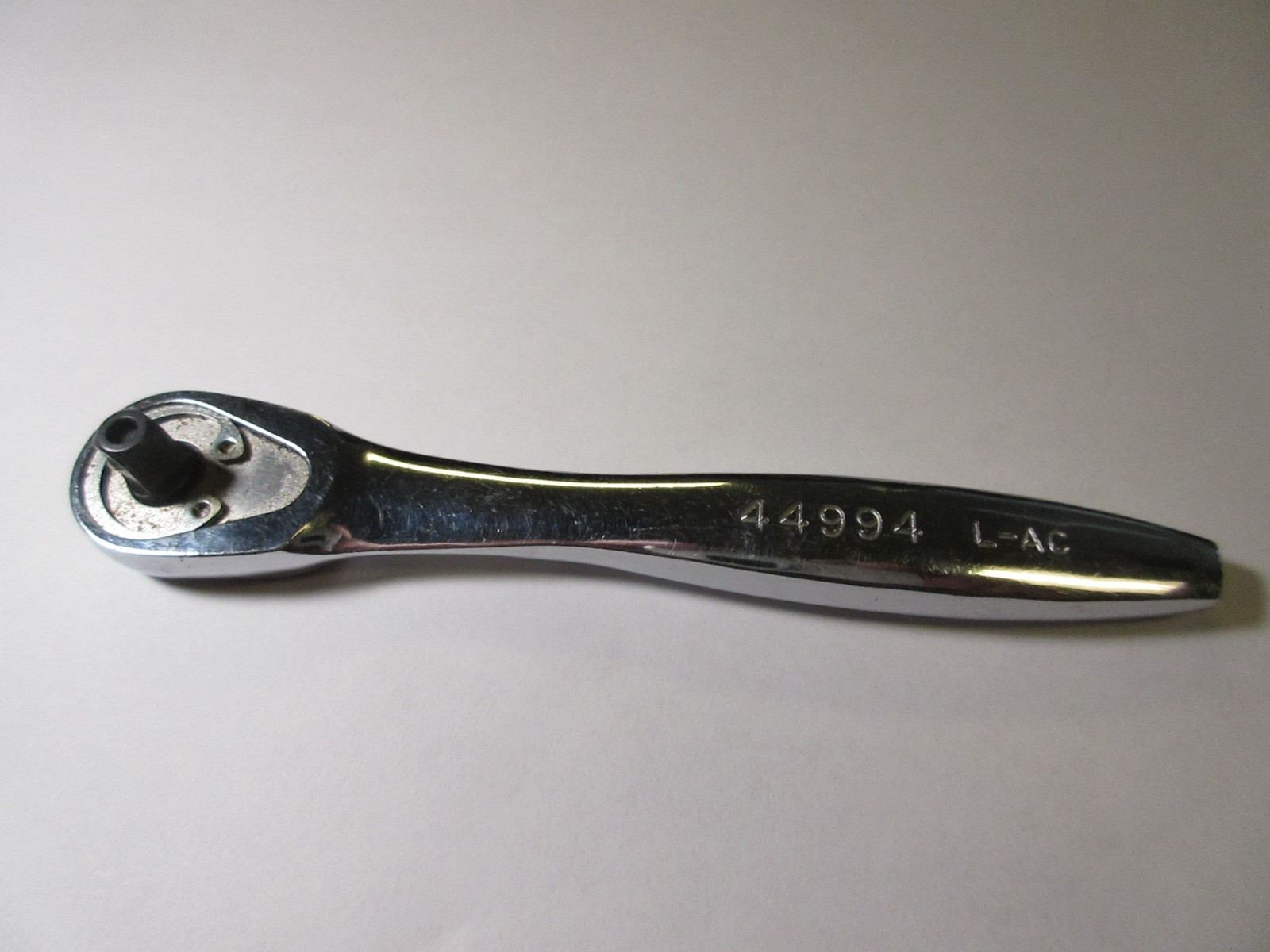 Sears Craftsman Nos Thin Profile Ratchet 1/4” Drive 84 Tooth Fine 44994 L-AC