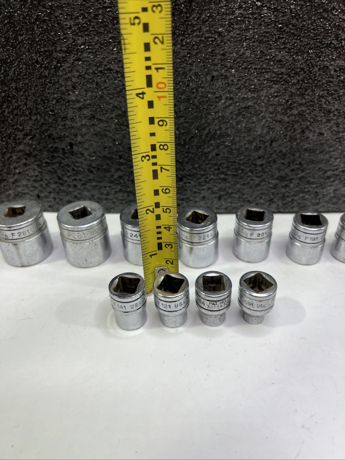 Snap-on Tools USA 3/8″ Drive 12pt 11 Piece Chrome Socket Set F Series