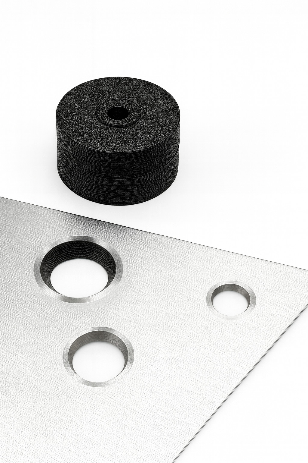 Sheet Metal Dimple Die (8 Sizes) – for Hydraulic Punch Driver Kit- Made in USA