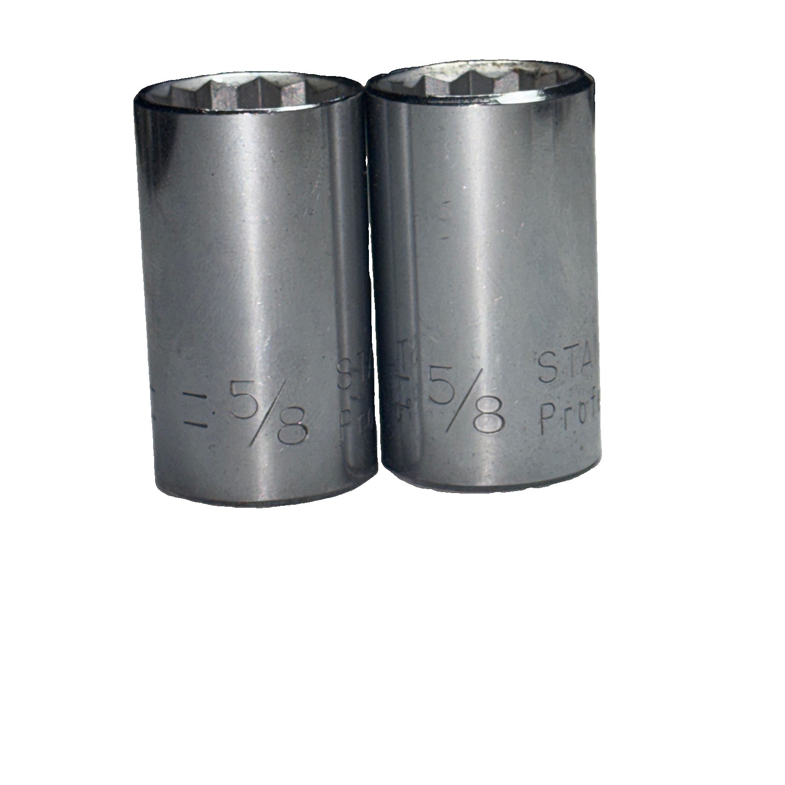 Lot Of 2 86-465 STANLEY Professional 1/2″ Dr x 5/8″, 12 Pt SAE Hand Socket BN128