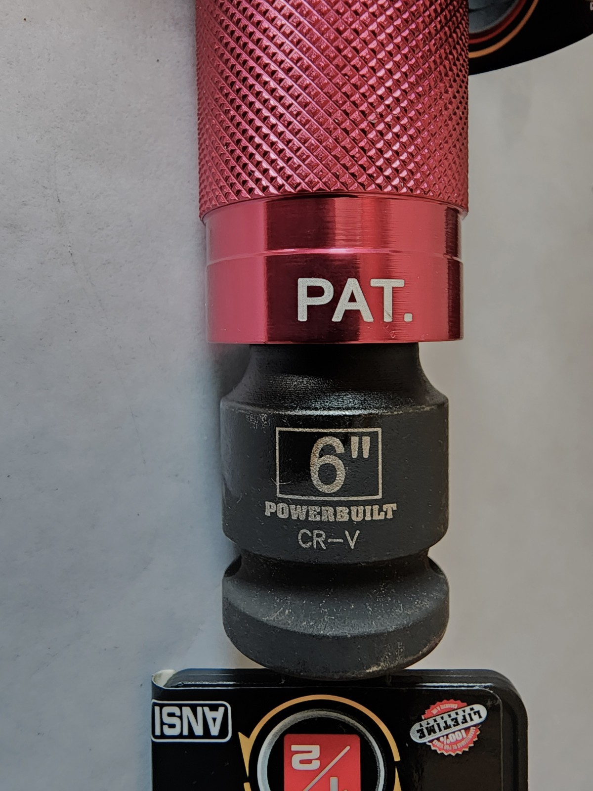 Powerbuilt 647640 1/2″ Drive 6″ Spinning Impact Extension CR-V