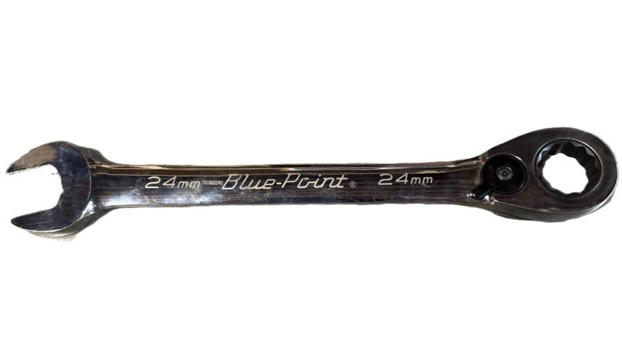 NEW Blue Point Tools 24MM BOERM24 Reversible Ratcheting Open End Wrench Combo