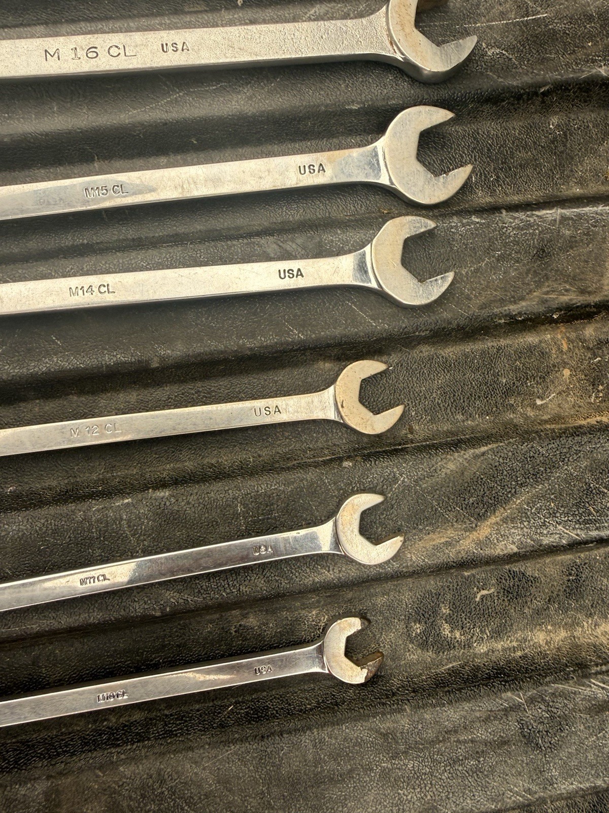 mac wrench set of 10 metric sizes 10mm to 19mm Missing 13mm