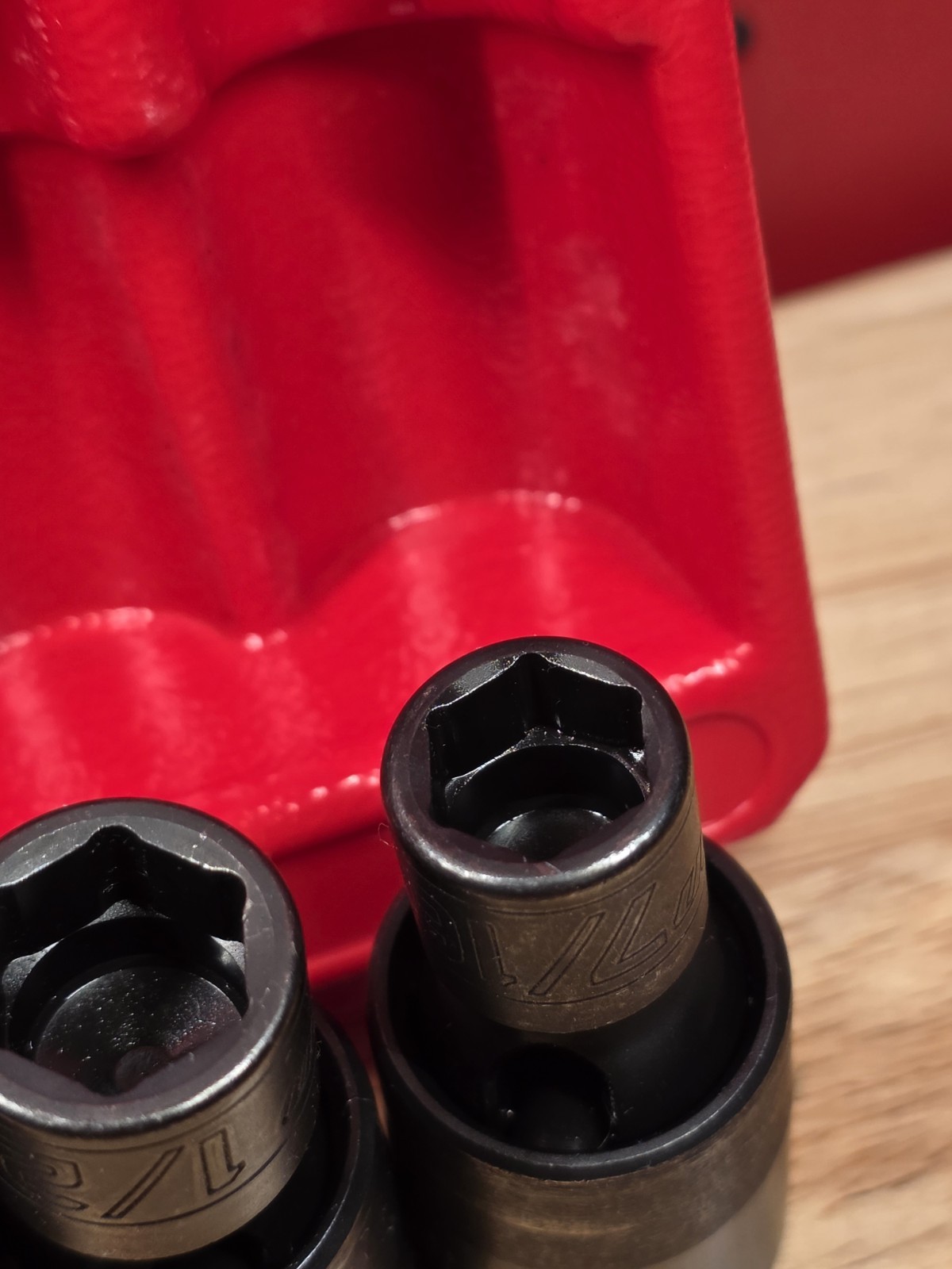 Snap-on 205IPF UNUSED 5-Piece 3/8″ Drive 6pt Shallow Impact Swivel Socket Set
