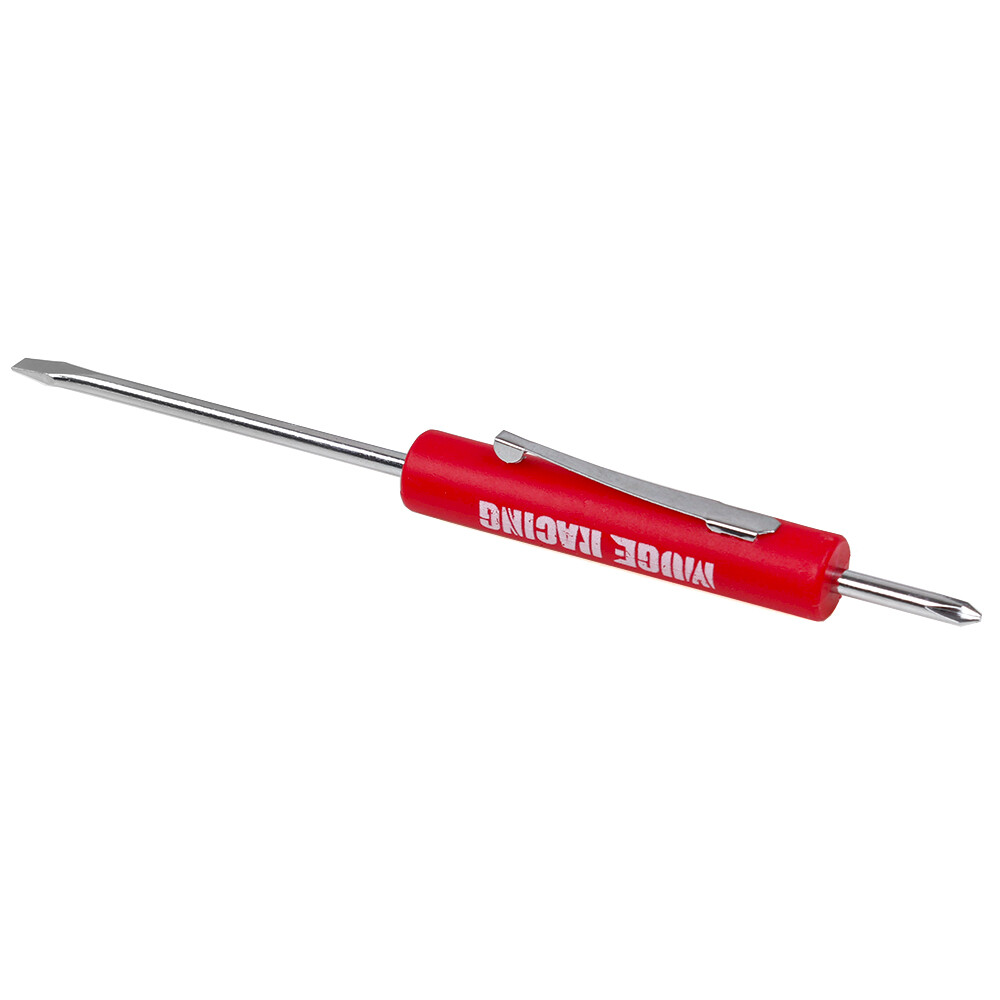 Mini Screwdriver Flat Tip with Phillips Top and Pocket Clip Same as Snap-on 1PCS