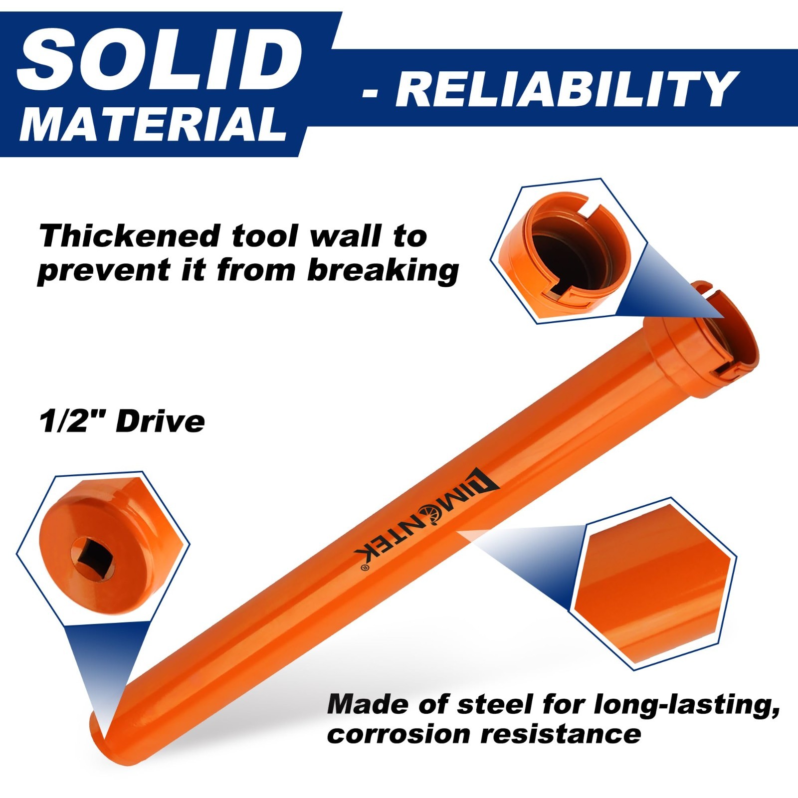 Inner Tie Rod Removal Tool Set – 12 Crowfoot Adapters, 1/2″ Drive – Easy Install