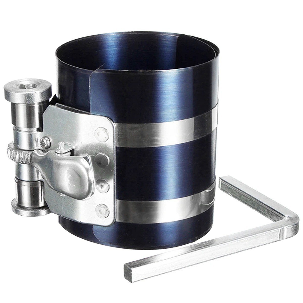 Quick Release Engine Piston Ring Compressor Tool Ratchet Type Clamp 53 – 175mm