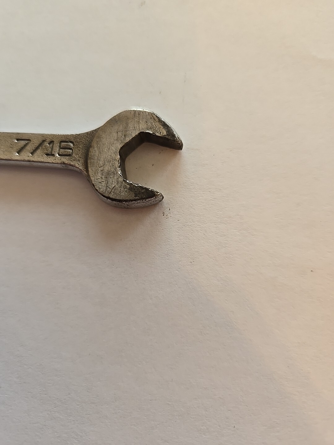 Mac Tools Sabina 7/16″ 6PT Short Chrome Combination Wrench CH14