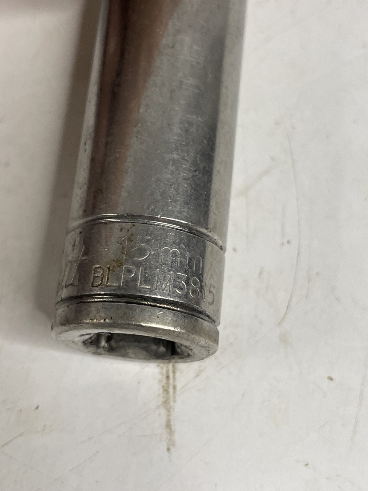 Blue Point Tools BLPLM3815 15mm Metric Deep Socket 3/8″ Drive 12 Point Chrome
