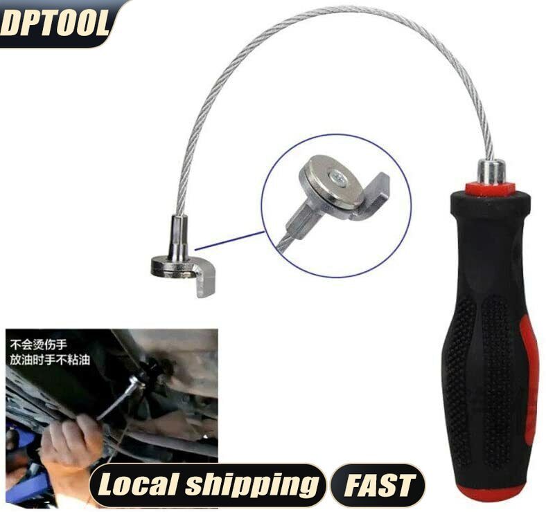 Magnetic Oil Drain Plug Remover Strong Tool Wrench Anti Scald Pan-screw Sleeve