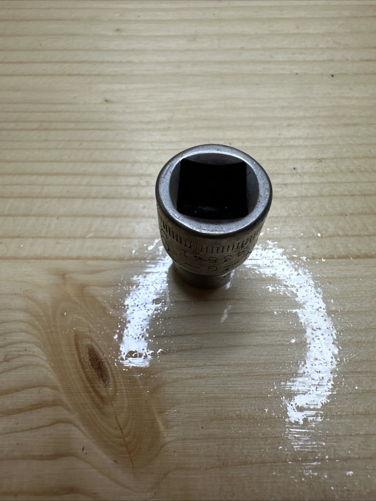 Vintage Craftsman 3/8″ Drive 9mm 6 Pt Shallow Socket G1 43541 USA