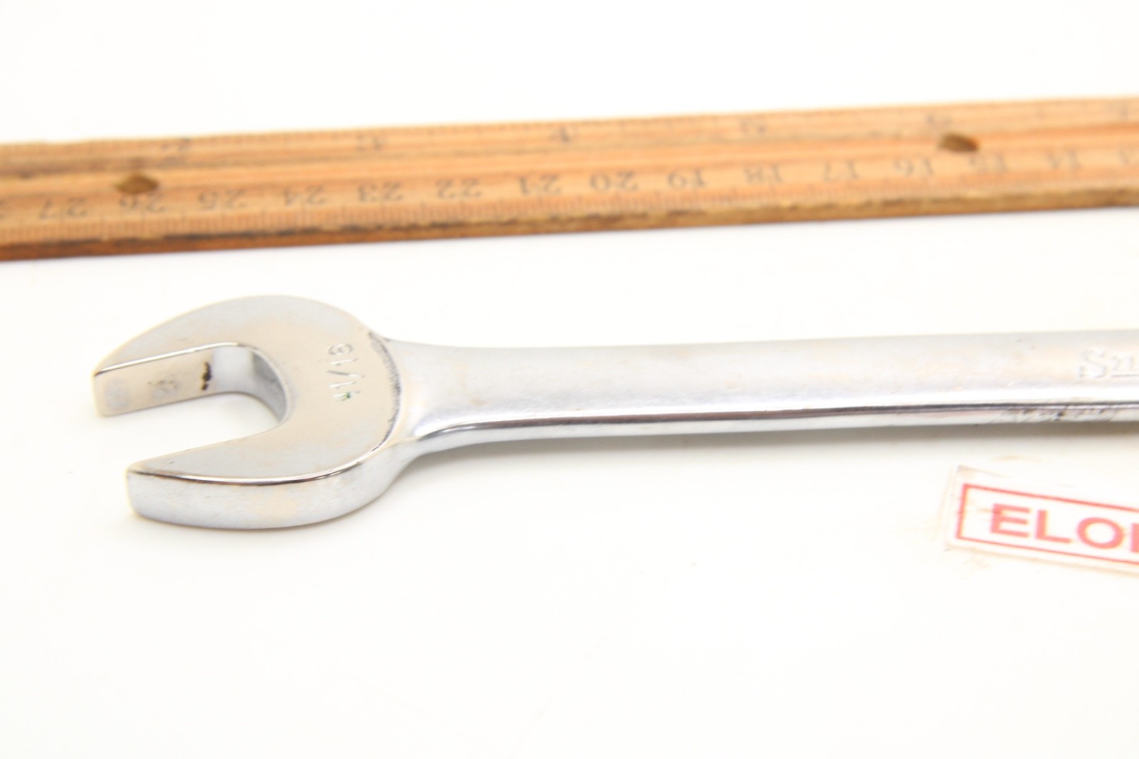 Snap-on OEX22 11/16″ 12 Point SAE Combination Wrench Modified Box End 9.25″ USA