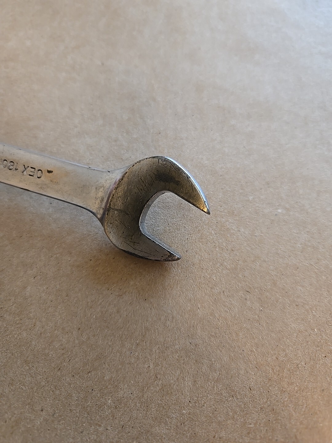 Snap On 9/16″ 12PT Short Chrome Combination Wrench OEX180