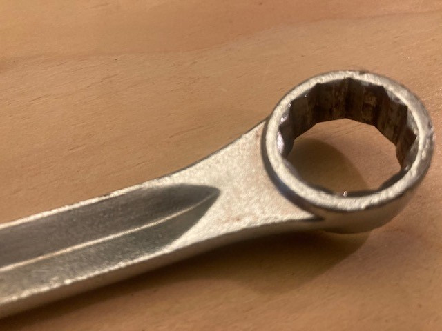 Thorsen 17mm Combination Wrench 1017 USA Metric Chrome Vanadium Steel