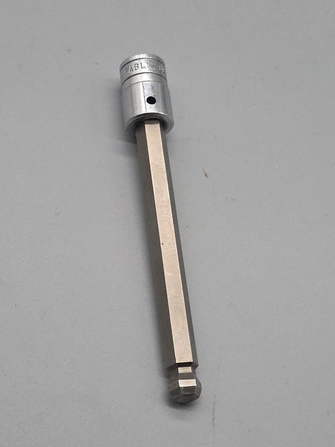 Snap-On Tools 3/8″ Drive SAE 3/8″ Long Ball Hex Socket Driver FABL12 USA