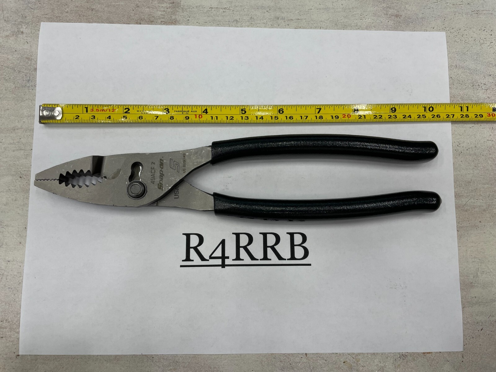 Snap-on Tools NEW 3 Piece BLACK Soft Grip Heavy Duty Pliers Lot Set PL330ACFBK