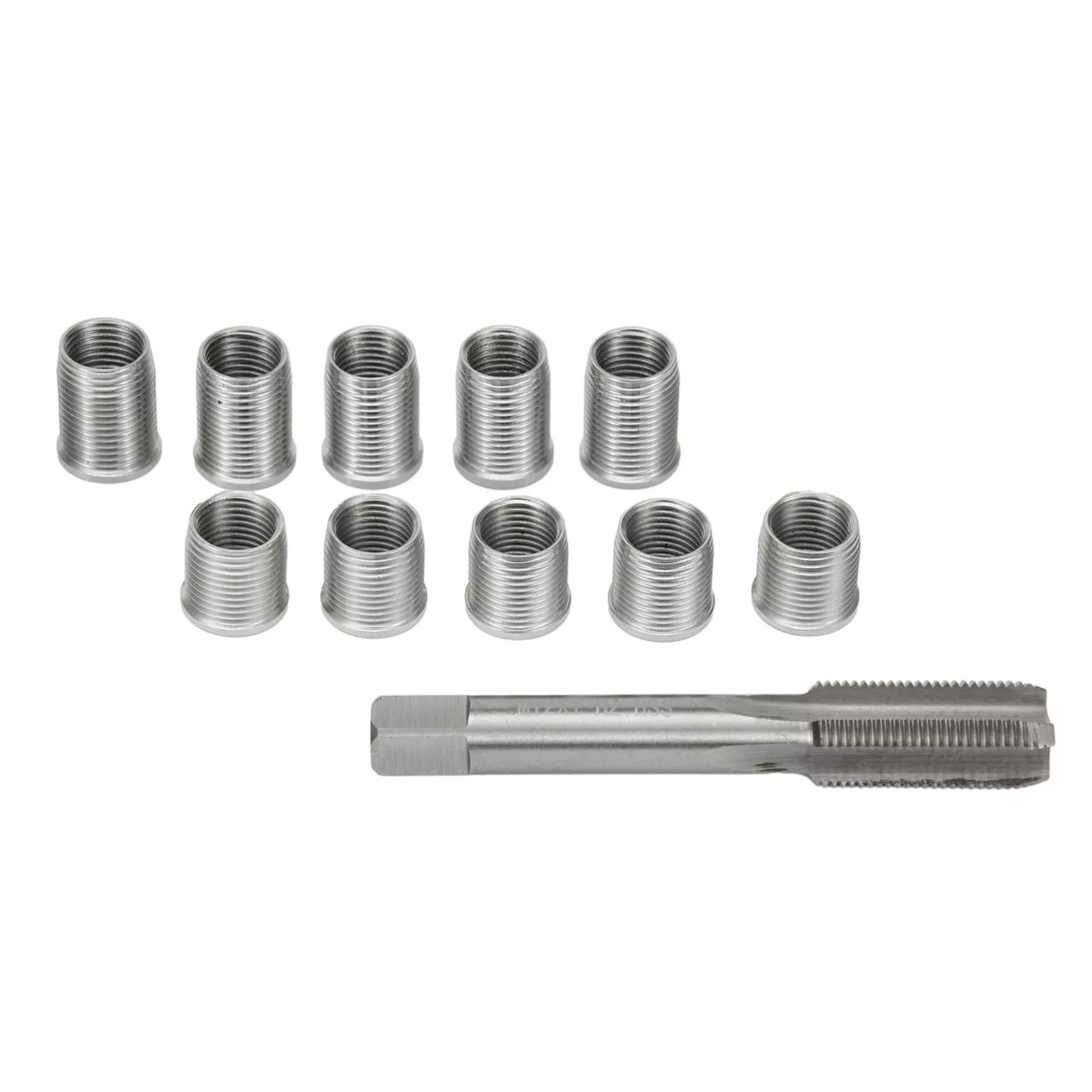1Set Universal Spark Plug Thread Repair Tool with M10x1.0 Thread Inserts